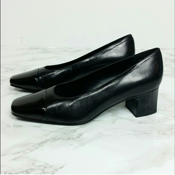 Bandolino Shoes - Bandolino black chunky leather shoes size 6